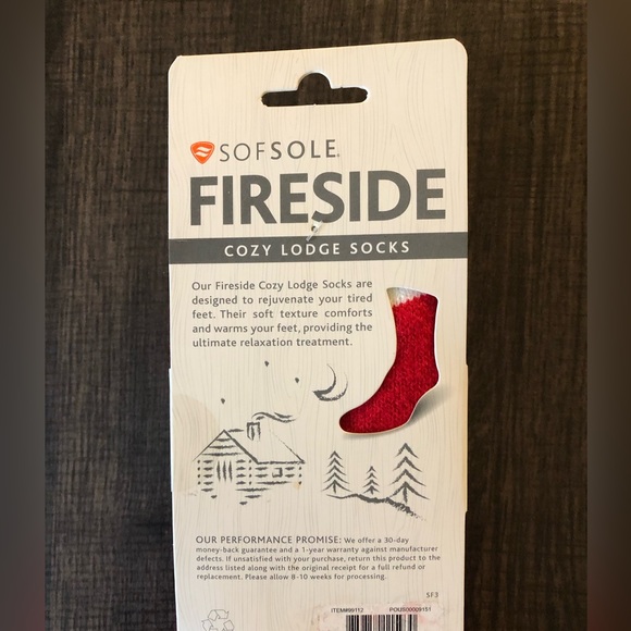 Sofsole Fireside Cozy Lodge Socks. - Picture 3 of 3